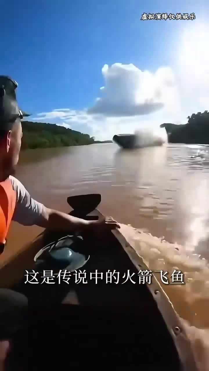 火箭飞鱼 被撞一下像撞在火车头上