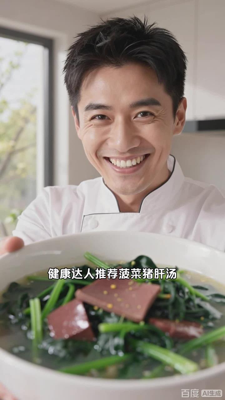 春食菠菜猪肝汤，养血补肝，改善肝血不足护视力