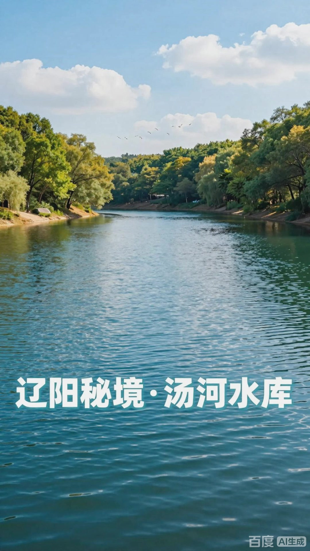 辽阳汤河水库生态湖泊藏辽阳，碧水清波享休闲，辽宁生态湖泊秘境