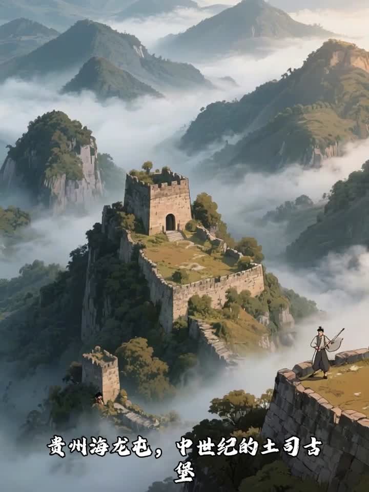 漫步贵州海龙屯土司遗址,中世纪古堡见证土司文化