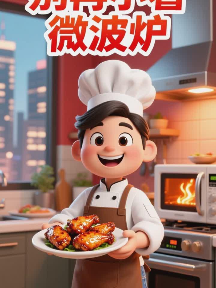 微波炉光波烧烤，美味不输烤箱