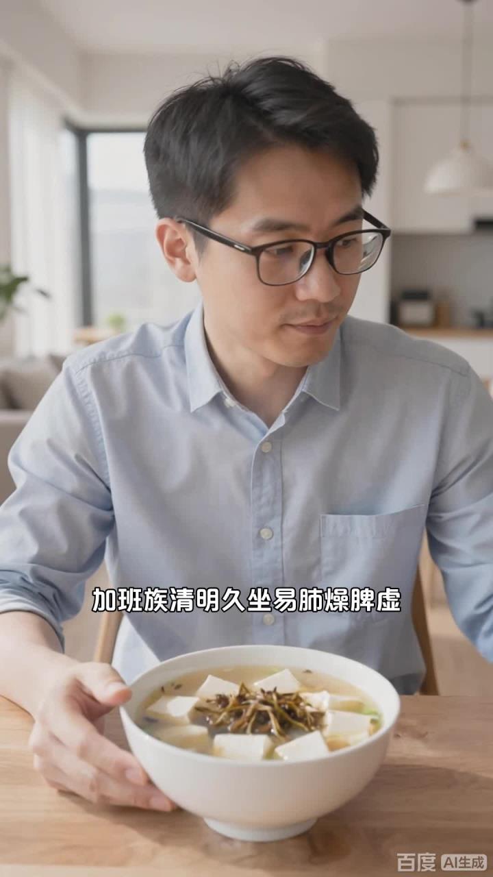加班族清明久坐润肺,吃碗香椿豆腐汤,润肺健脾解春燥
