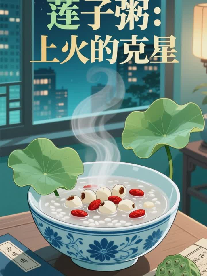 健康知多讲:上火吃莲子粥,清热安神助睡眠