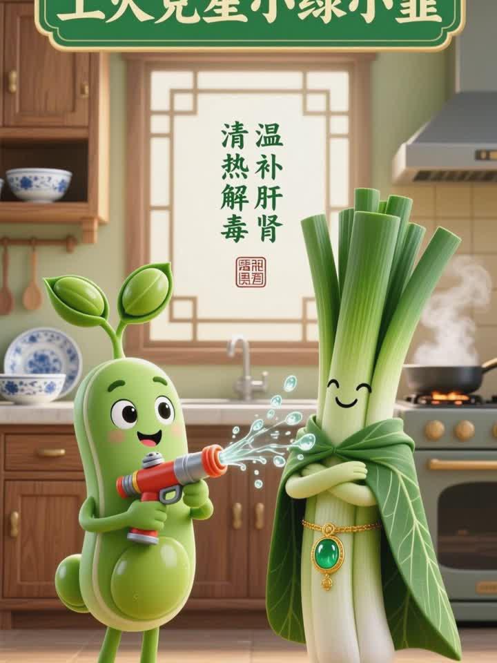 养生小解读:上火吃绿豆芽炒韭菜,清热降火促消化