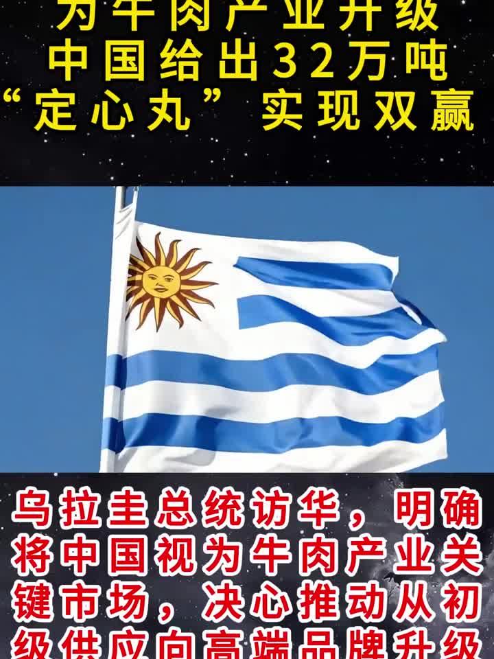 乌拉圭总统亲华为牛肉产业升级，中国给出32万吨“定心丸”实现双