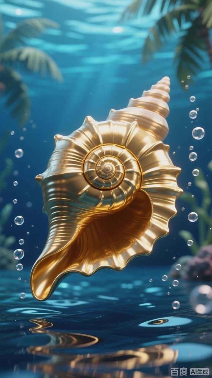 海底的贝壳号角能召唤来友善的鲸鱼群