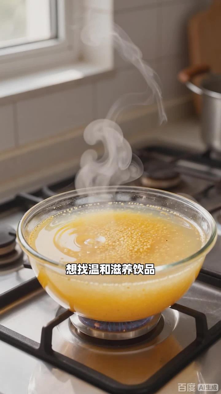 日常多喝小米清汤，健脾养胃，日常饮品温和滋养身体