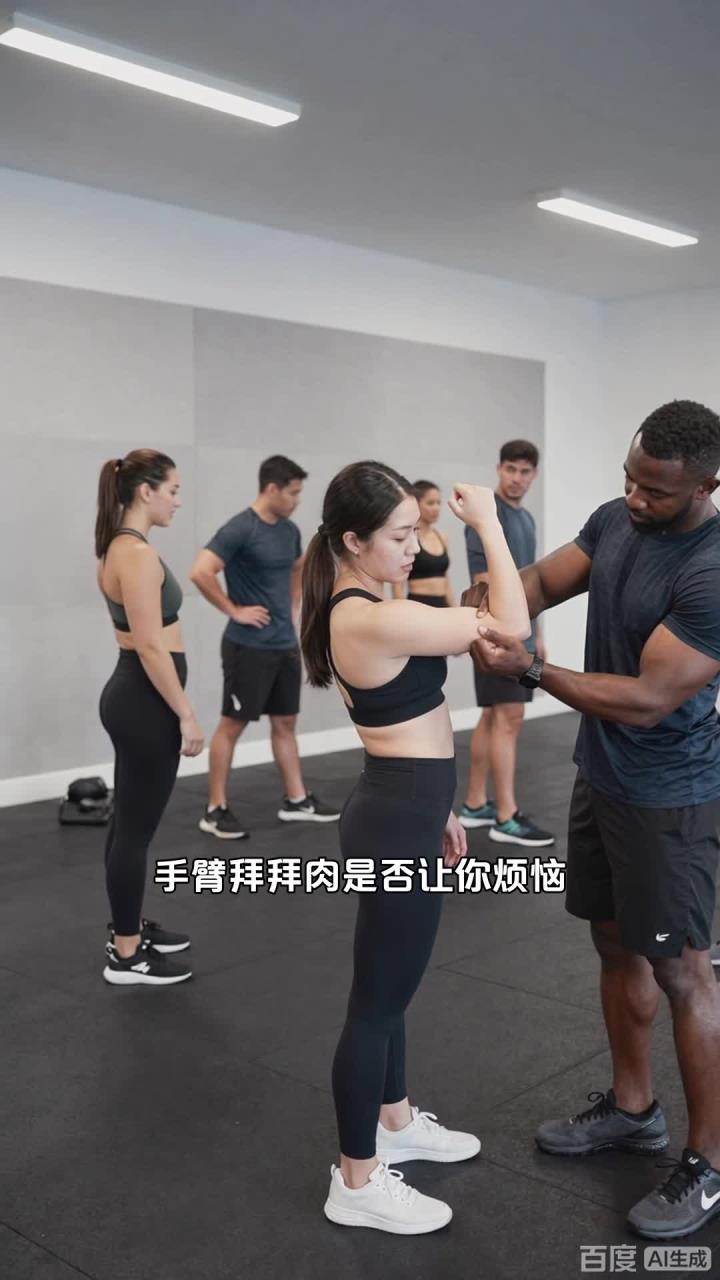 每天举几次哑铃,锻炼手臂肌肉,告别拜拜肉!