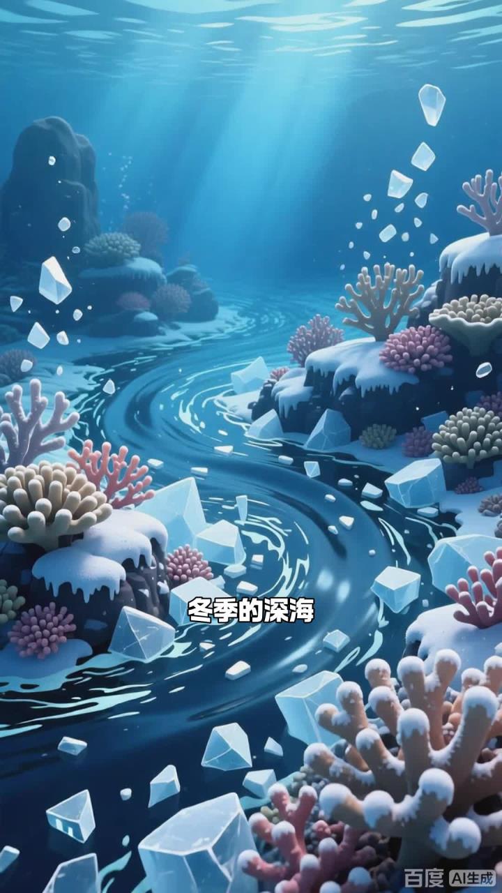 海底的海藻围巾温暖了小鱼