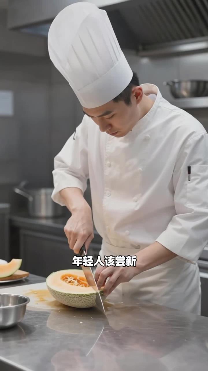 哈密瓜搭配火腿做前菜,适合喜欢西式料理的年轻人