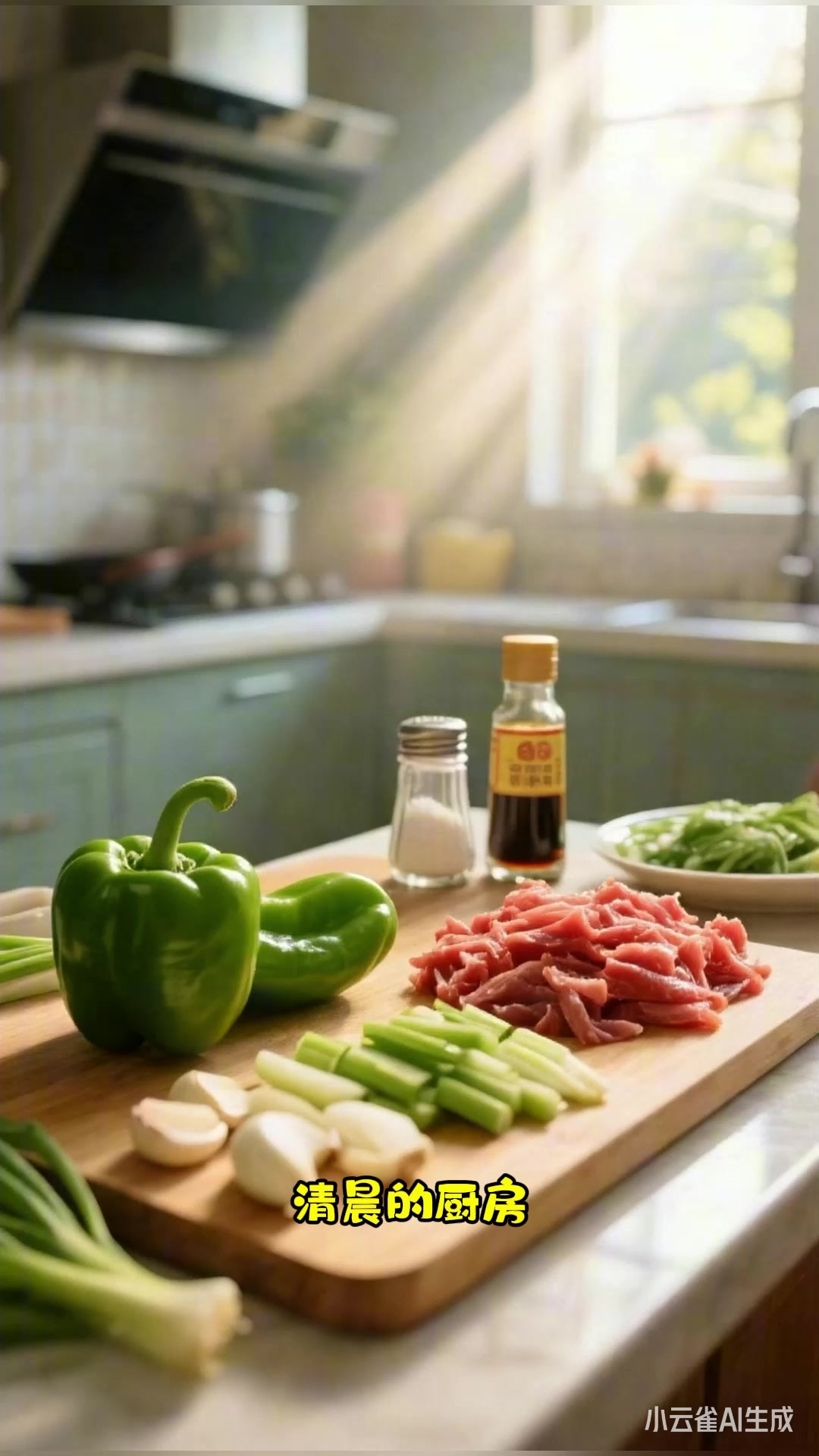 青椒肉丝盖饭:从炒菜到盖饭,香辣入味超好吃