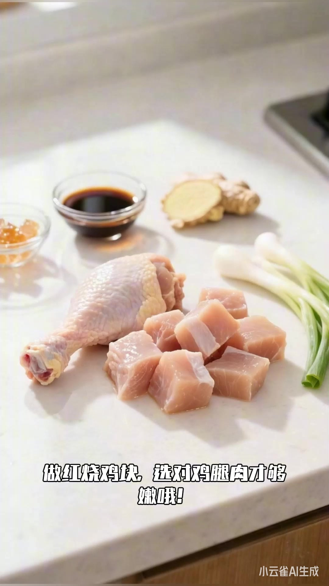 红烧鸡块：从鸡块腌制到红烧，酱香浓郁超解馋