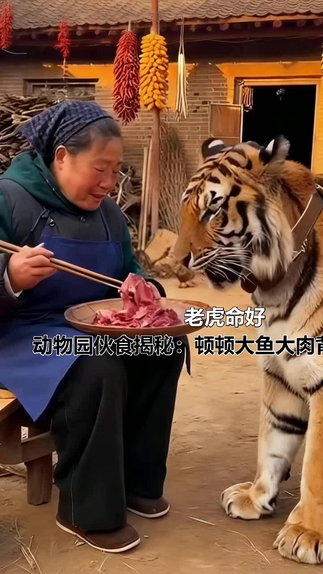 老虎命好?动物园伙食揭秘:顿顿大鱼大肉背后的真相