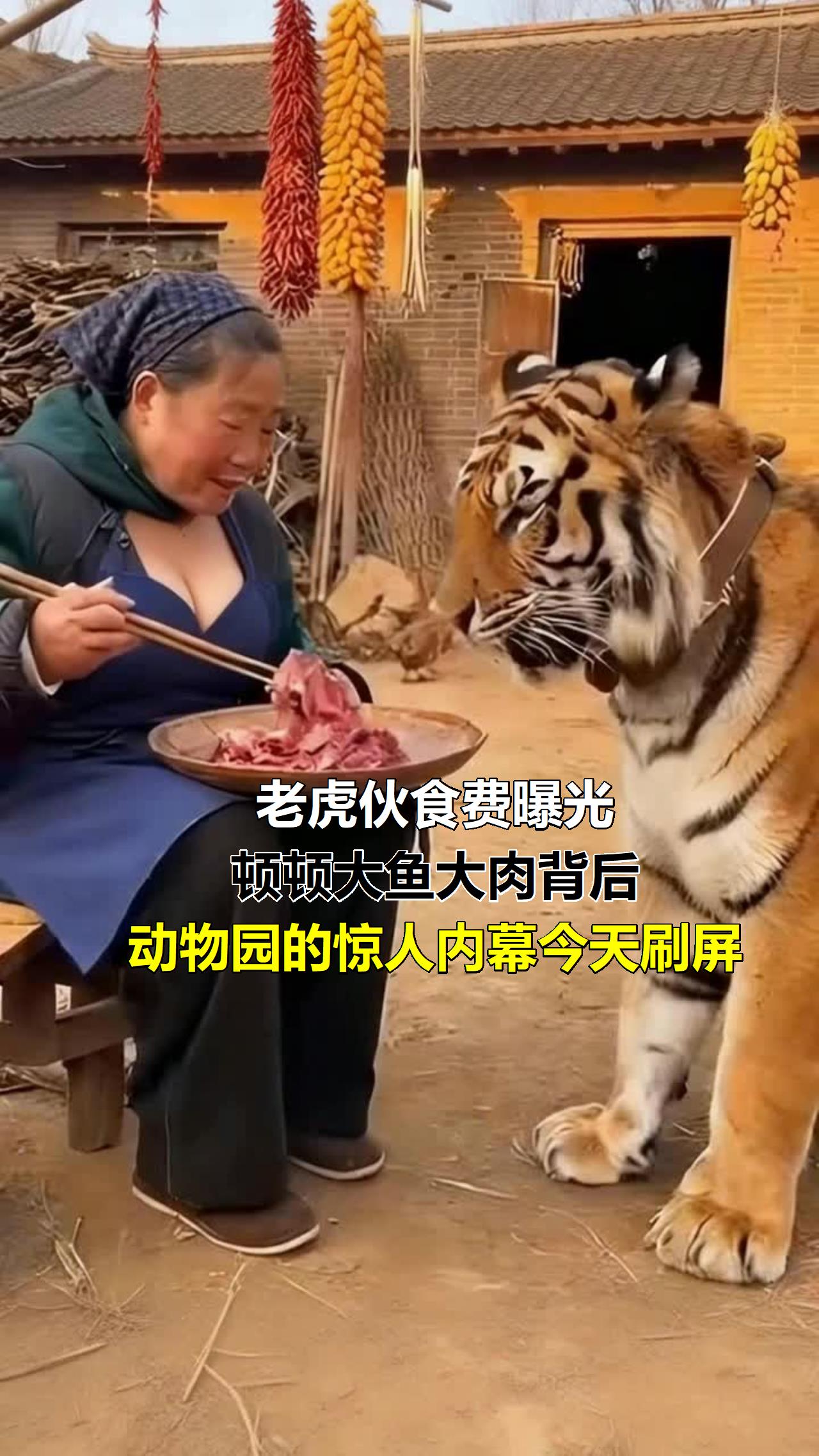 老虎伙食费曝光!顿顿大鱼大肉背后,动物园的惊人内幕今天刷屏