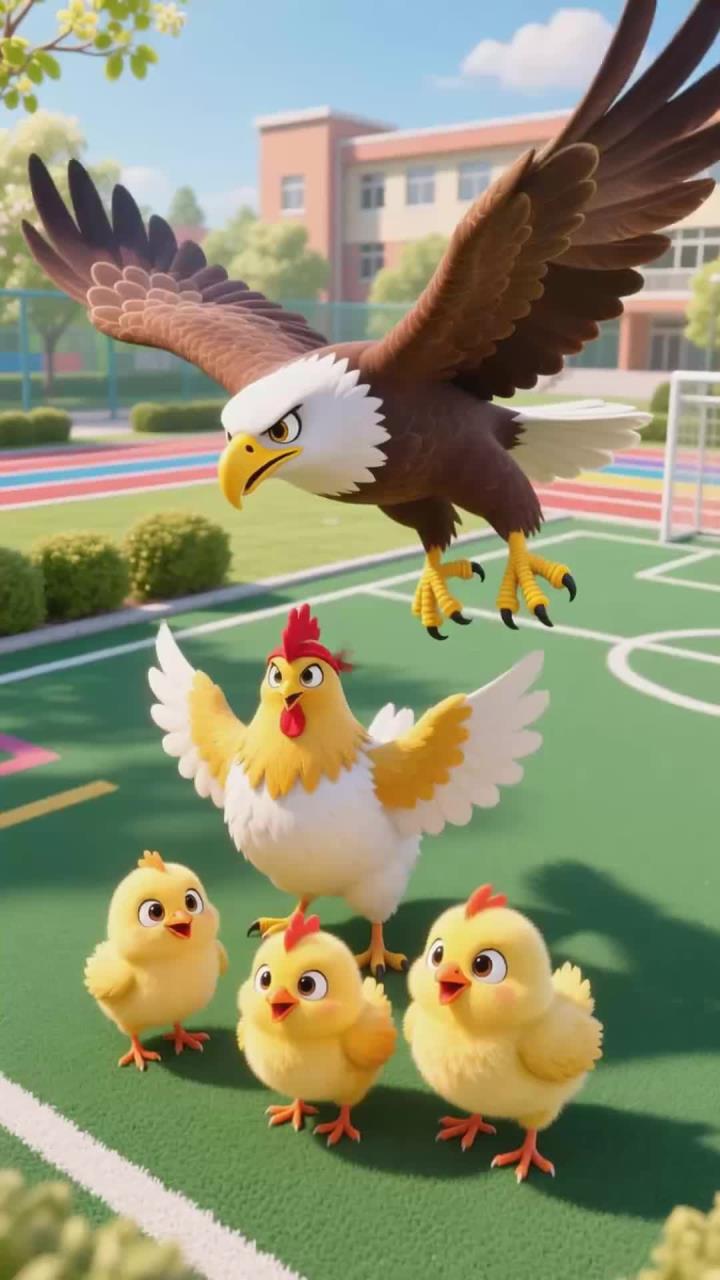 老鹰捉小鸡时，别推前面小伙伴