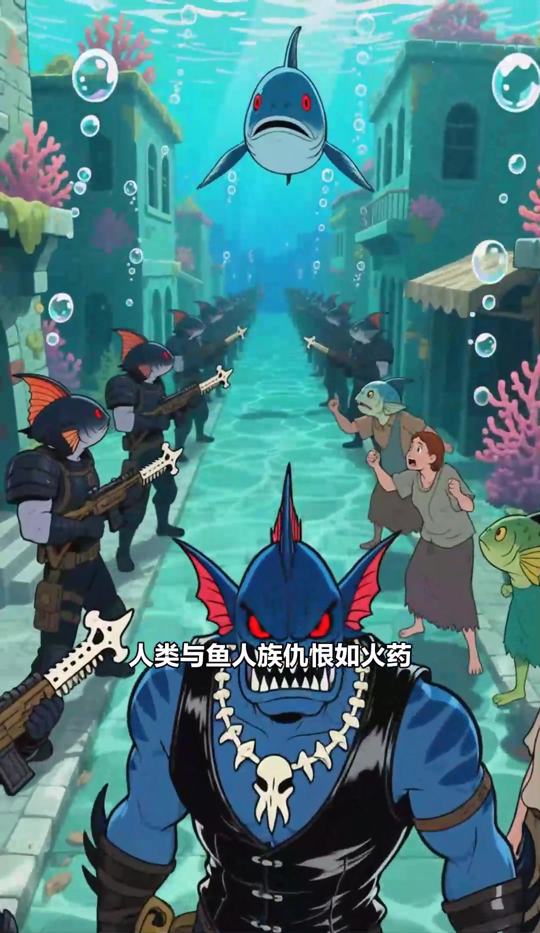 海贼王甚平的鱼人岛相遇