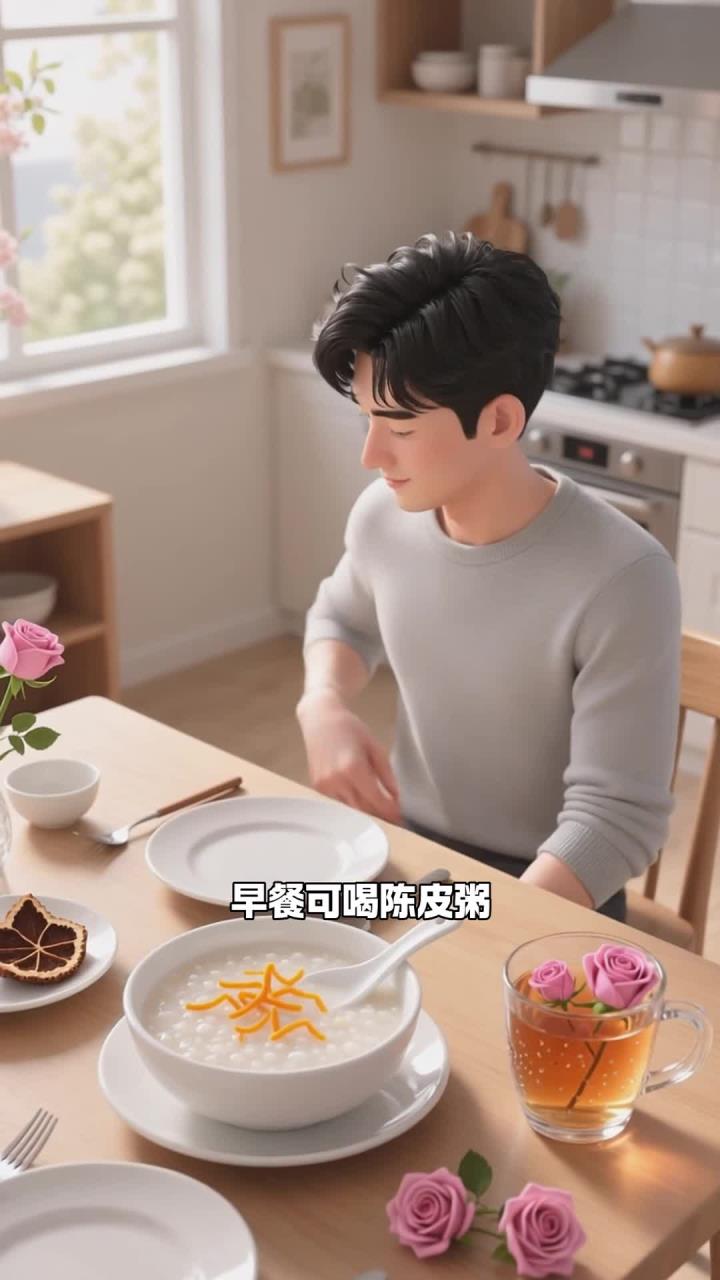 健康:气郁早餐宜理气,陈皮粥玫瑰茶疏肝解郁