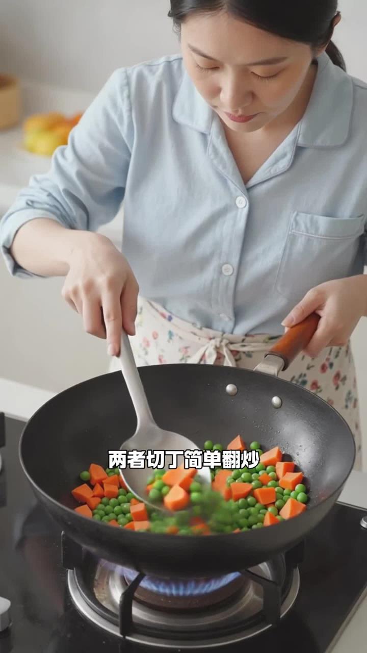 多吃豌豆炒胡萝卜家常，清淡均衡护脾胃