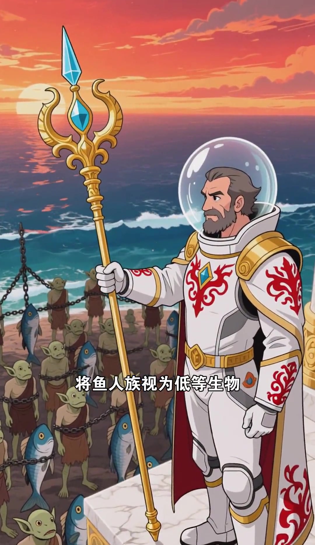 海贼王穆斯加鲁德圣改过自新全力帮助鱼人族