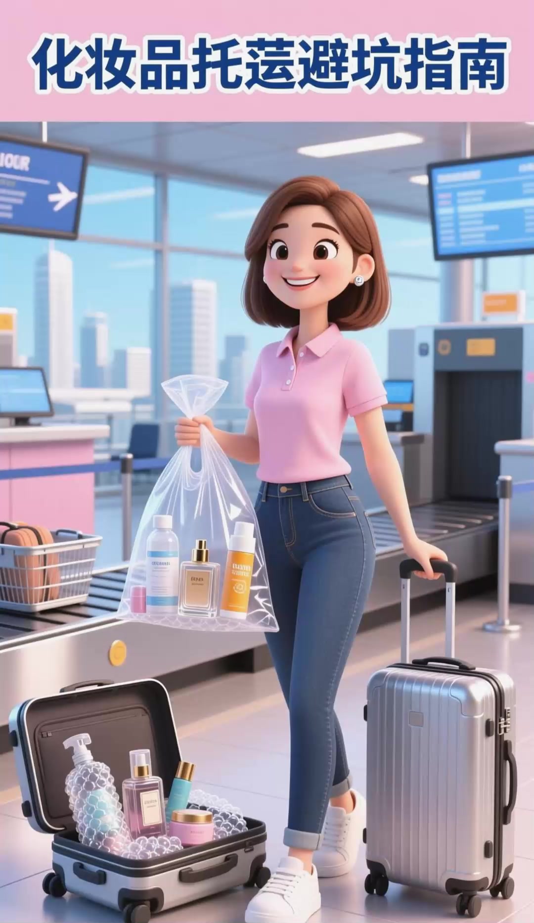 化妆品可以托运吗？注意航空规定