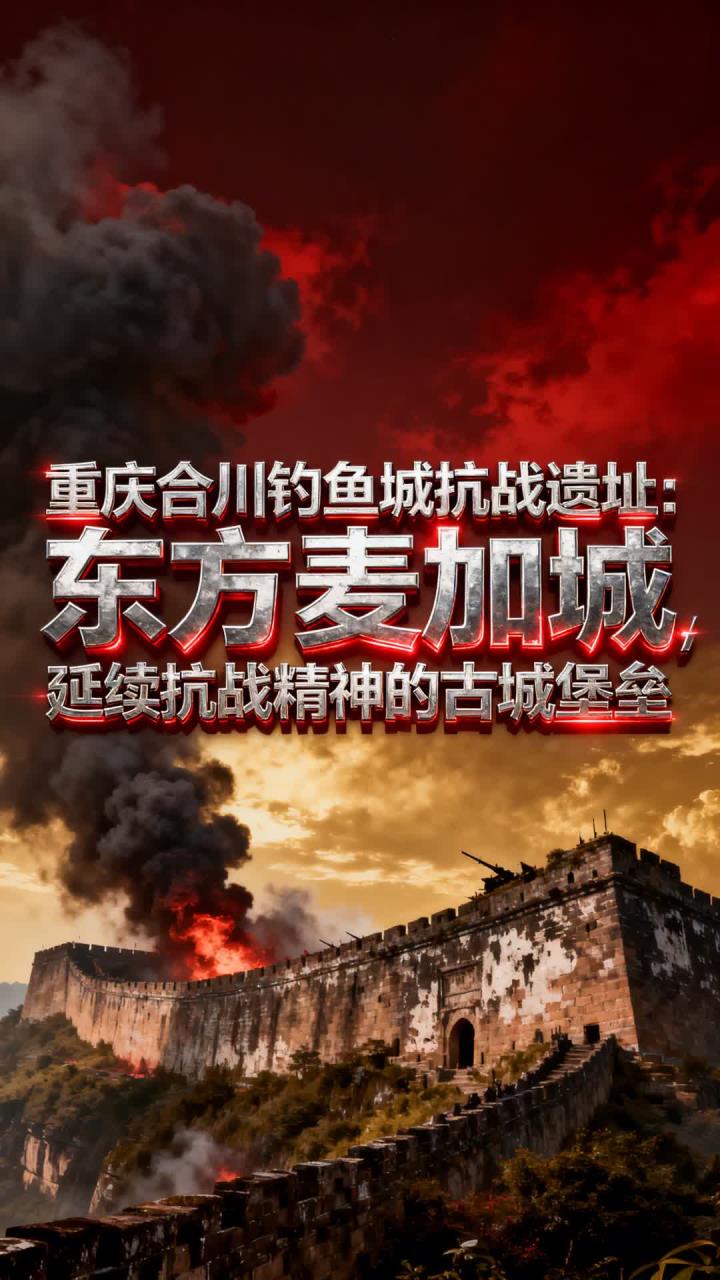重庆合川钓鱼城抗战遗址:东方麦加城,延续抗战精神的古城堡垒