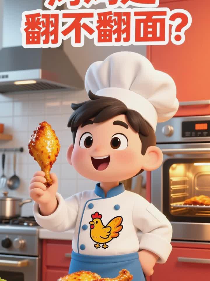 电烤箱烤鸡翅需要翻面吗