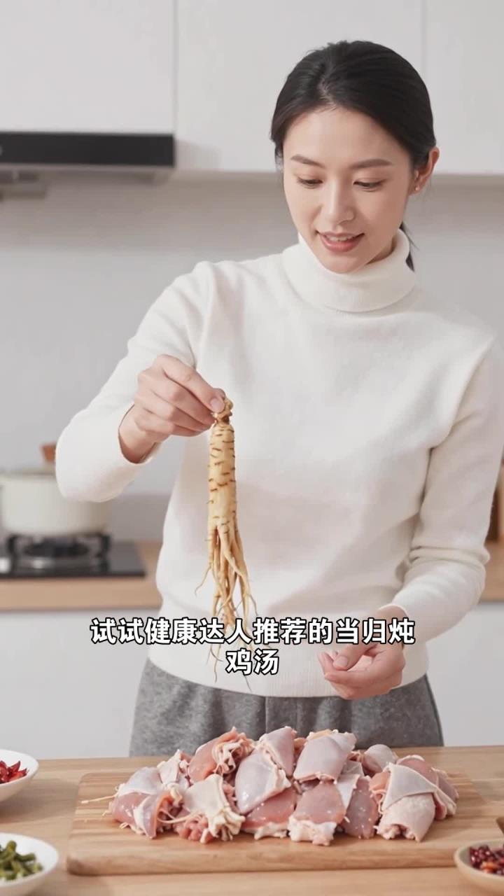 冬日多吃当归炖鸡汤，补血活血，温和滋补