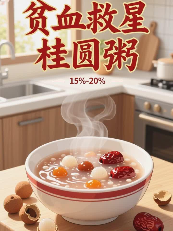贫血吃桂圆粥,补血安神显气色