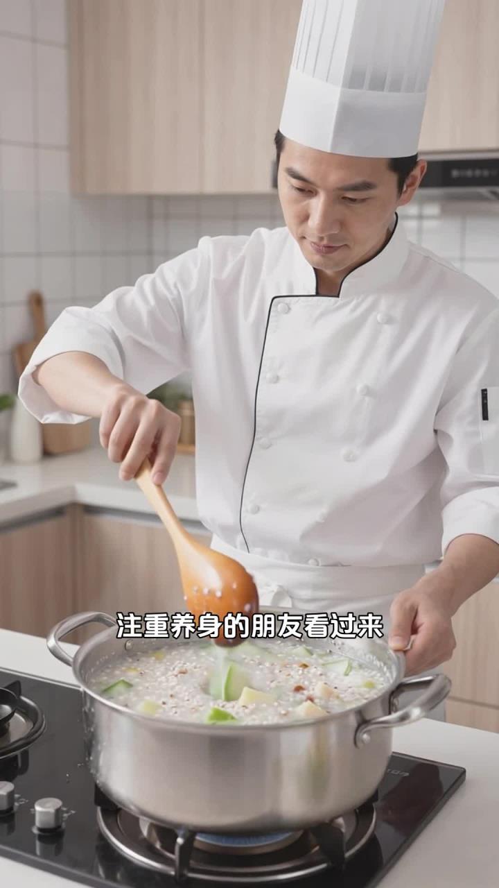 煮碗冬瓜薏米粥 利水消肿 清淡又养身