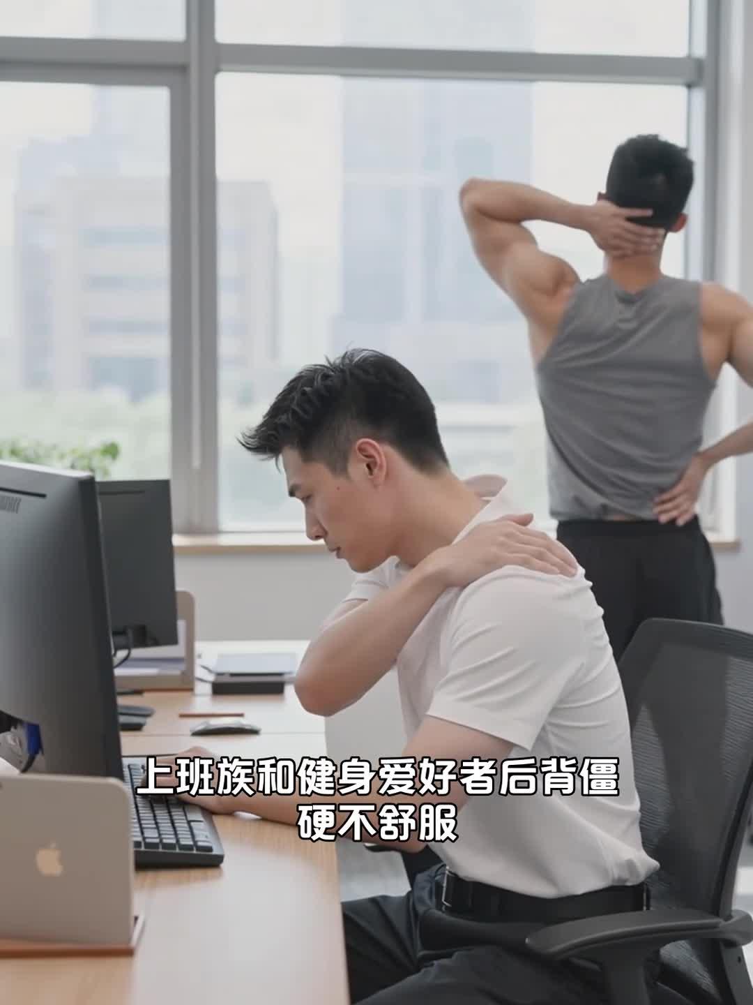 后背僵硬多拉伸,松肌肉、展身姿,缓解紧绷更舒服自在