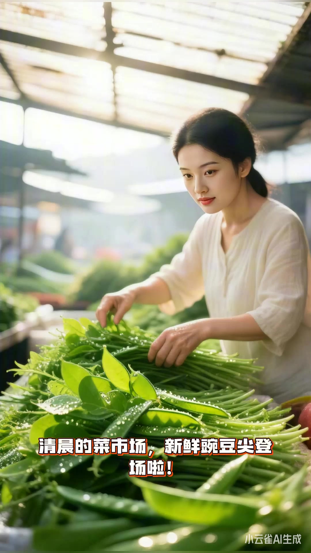 凉拌豌豆尖,鲜嫩爽口,清香解腻超美味