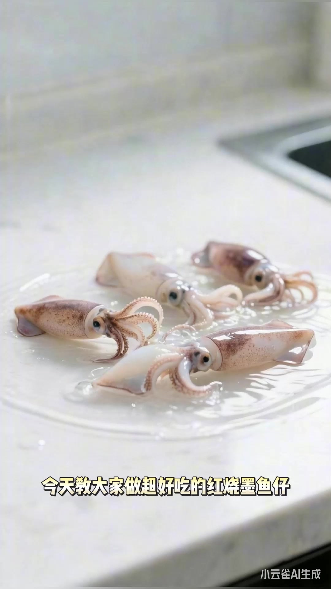 红烧墨鱼仔：从墨鱼仔处理到红烧，鲜香入味超好吃
