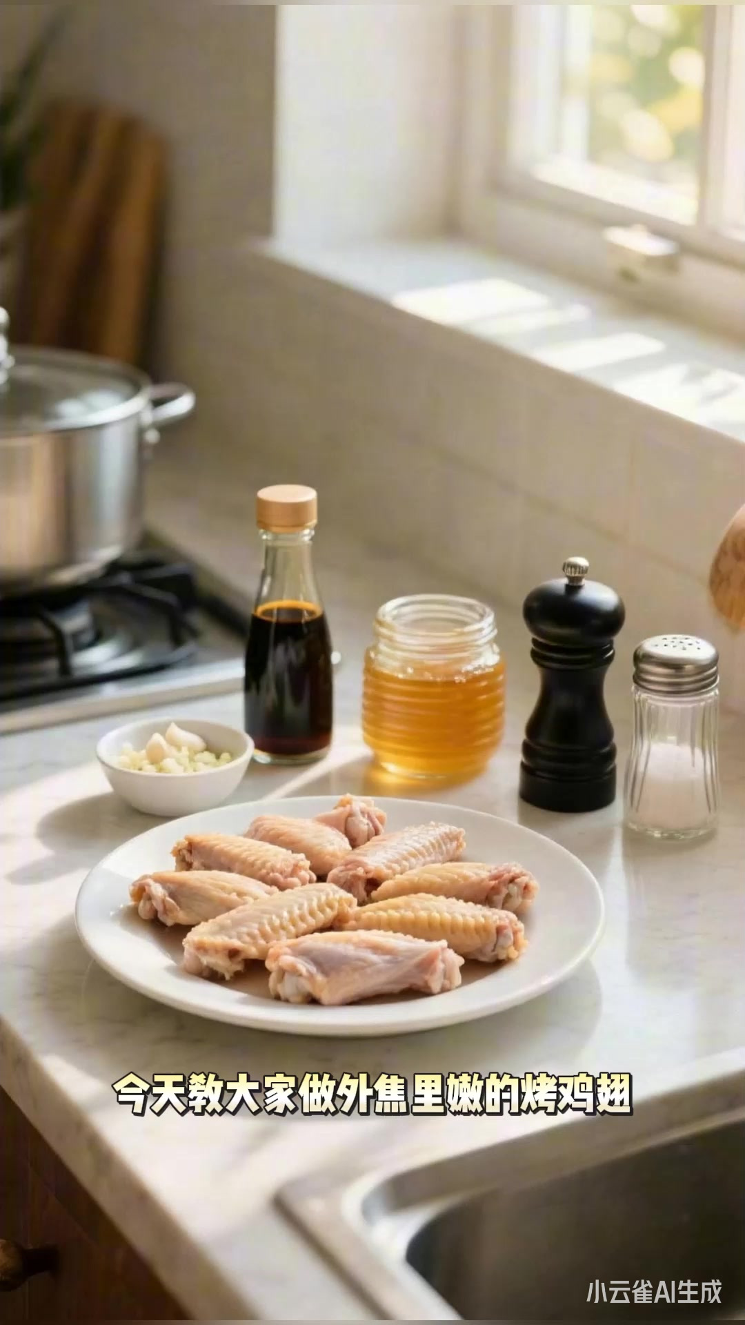 烤鸡翅：从鸡翅腌制到烤箱烤制，外焦里嫩