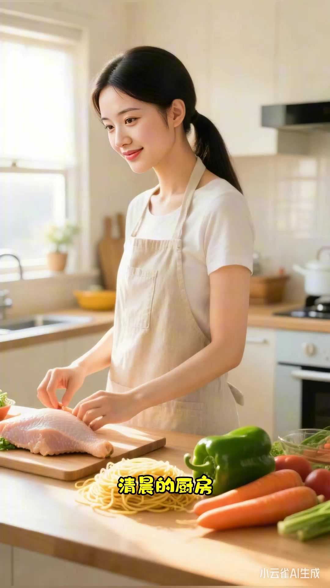 鸡丁炒面:从鸡丁腌制到翻炒,鲜香适口超好吃