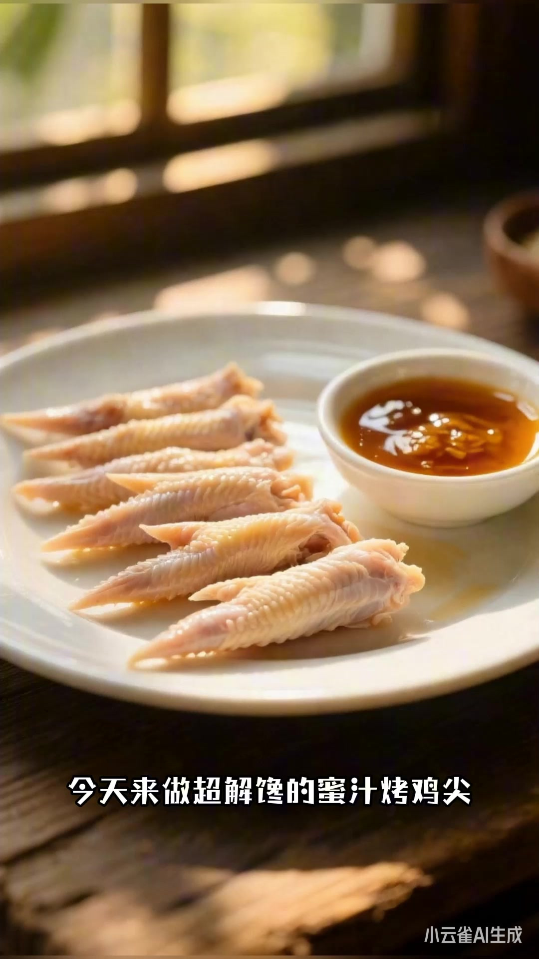 烤鸡尖，蜜汁调味，香甜劲道超解馋