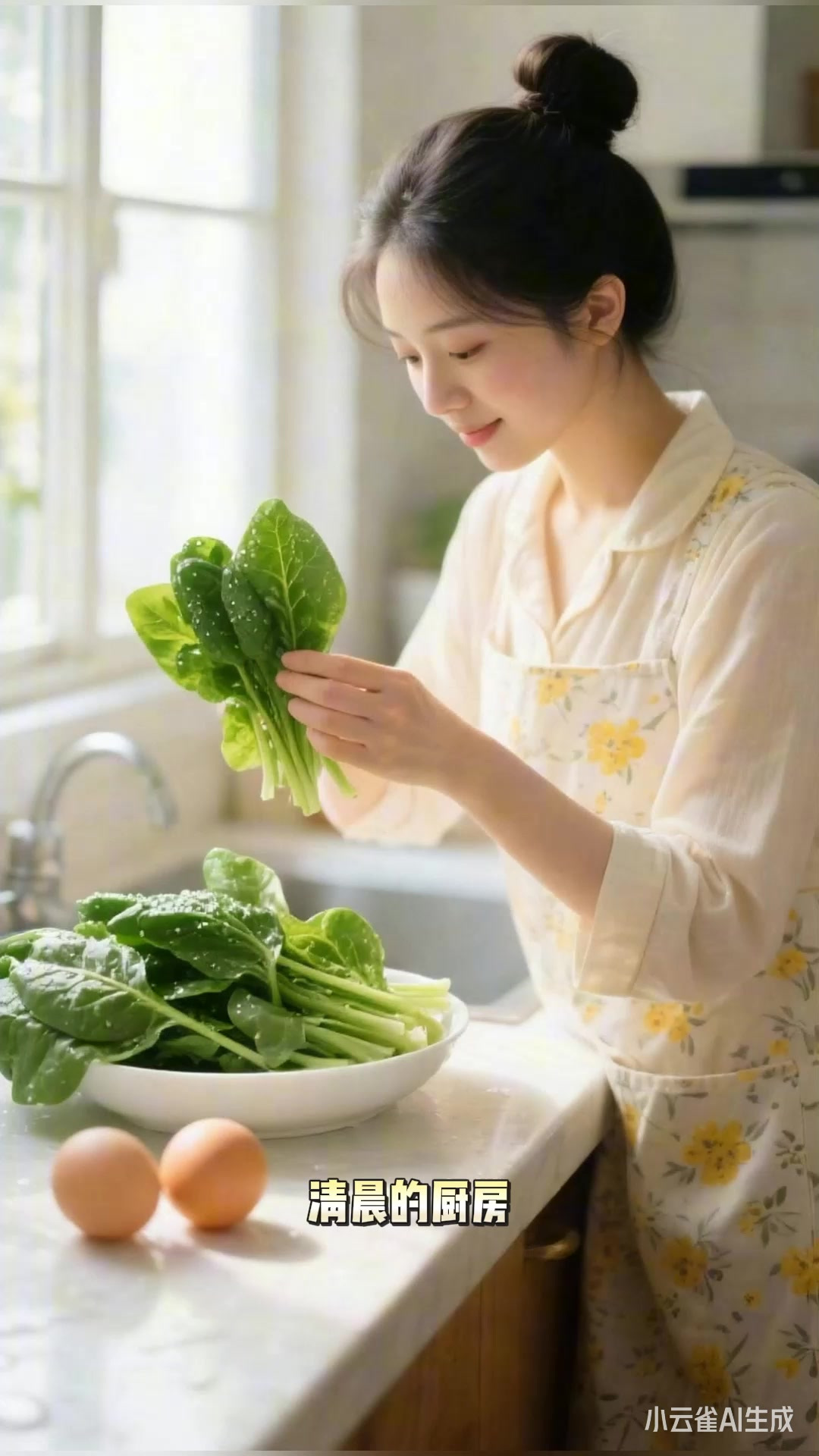 菠菜蛋花汤:从菠菜焯水到蛋花成型,营养美味超好喝