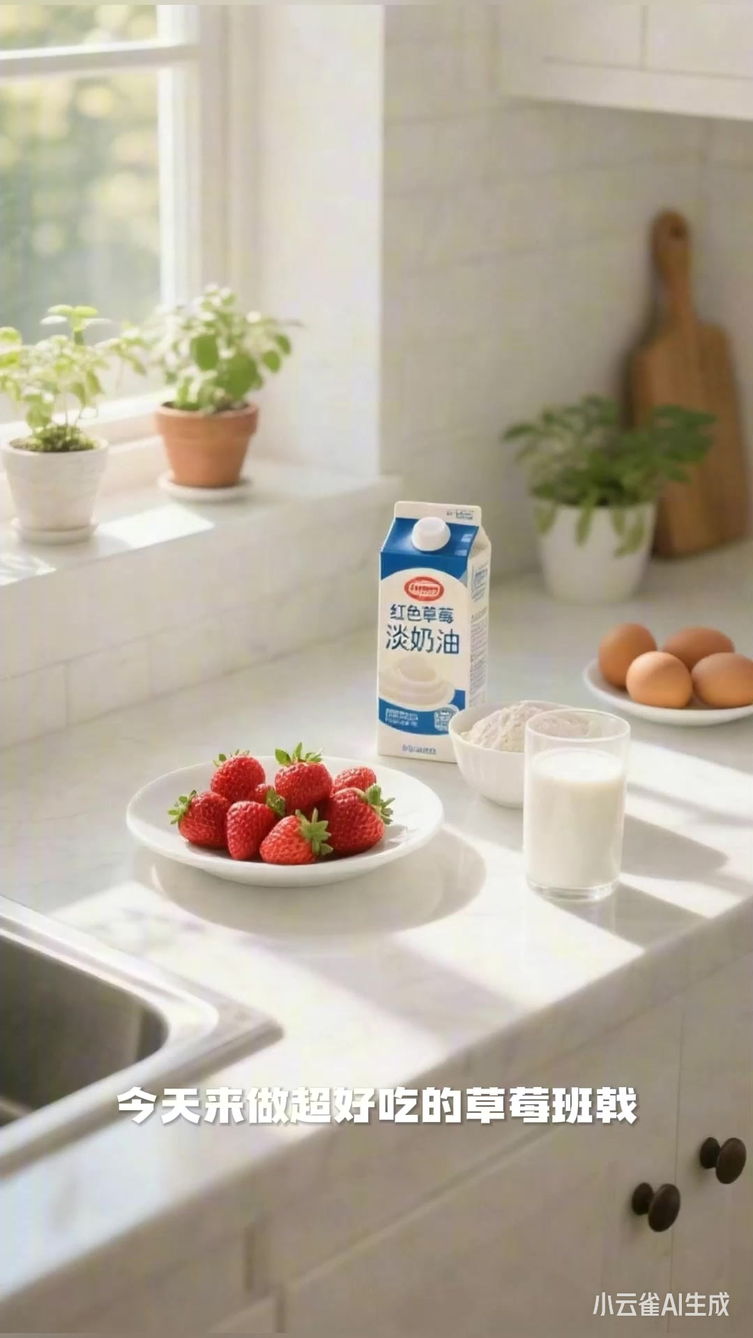 草莓班戟：从草莓切丁到组装，酸甜适口超好吃