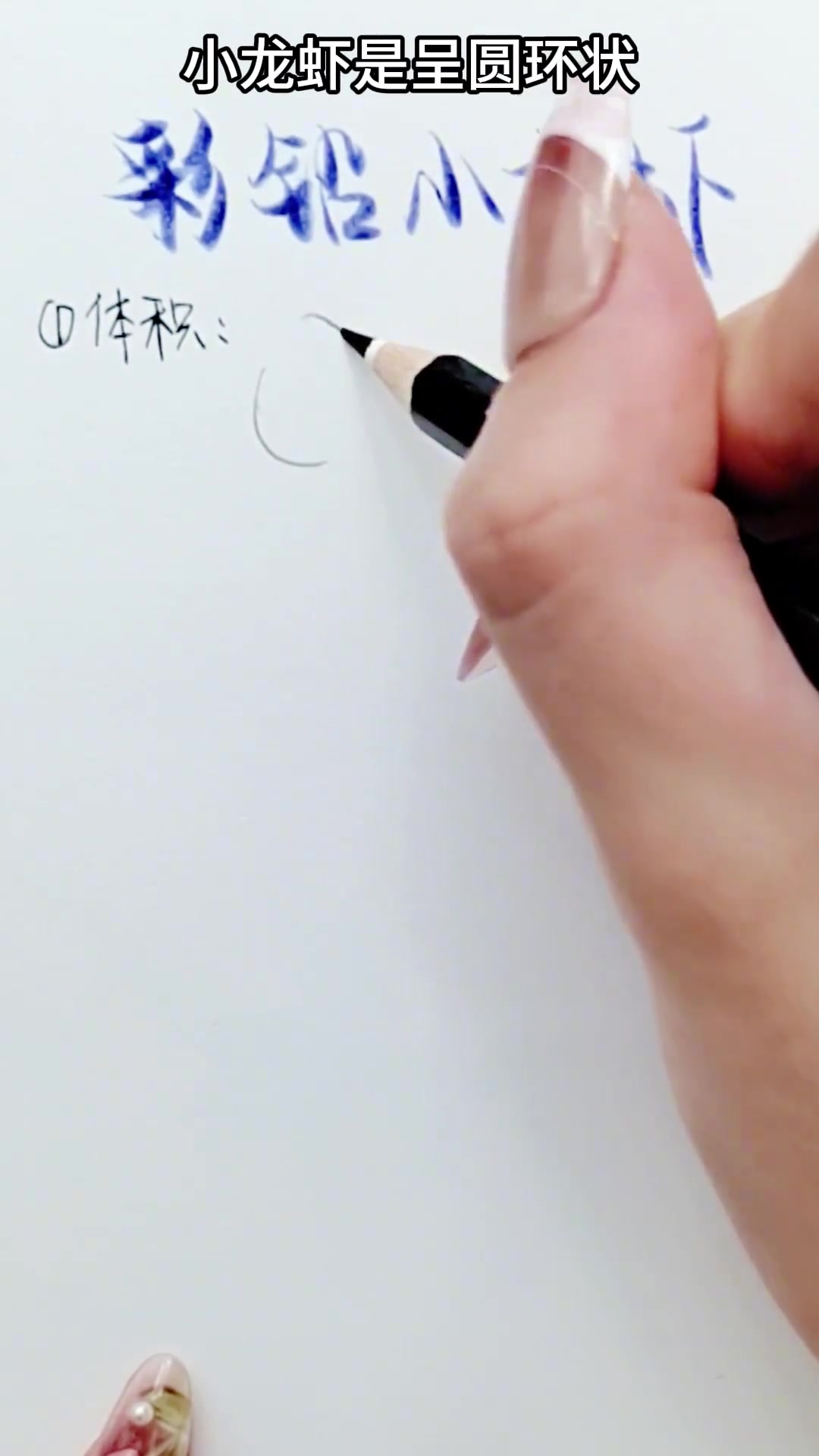 彩铅教程。。美味诱人龙虾尾你爱了嘛!