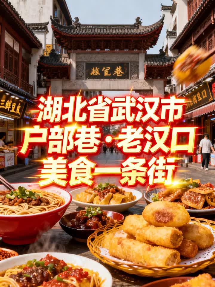 湖北省武汉市户部巷·老汉口美食一条街