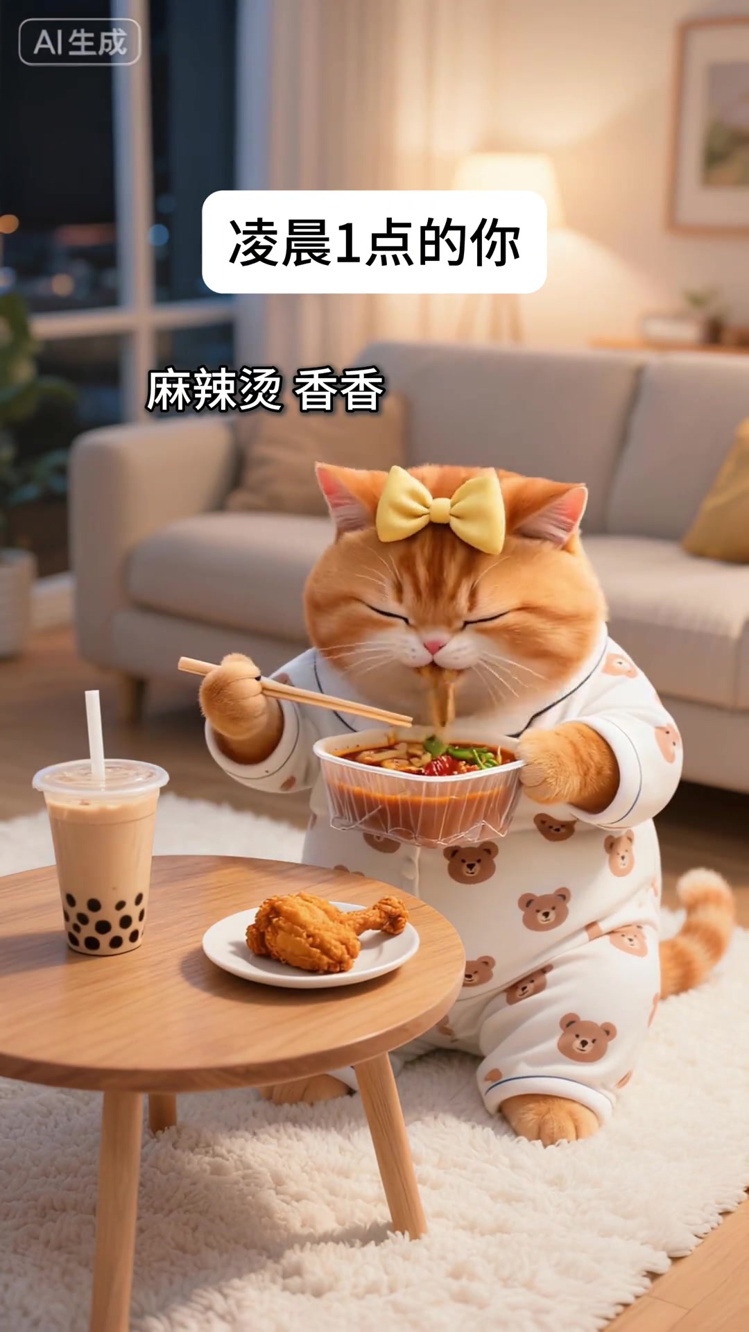 真的不知道为什么这么爱吃夜宵 主打一个又撑又胖又后悔