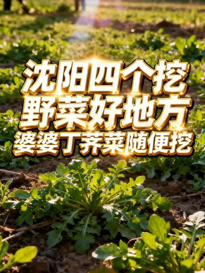 沈阳四个挖野菜好地方 婆婆丁荠菜随便挖