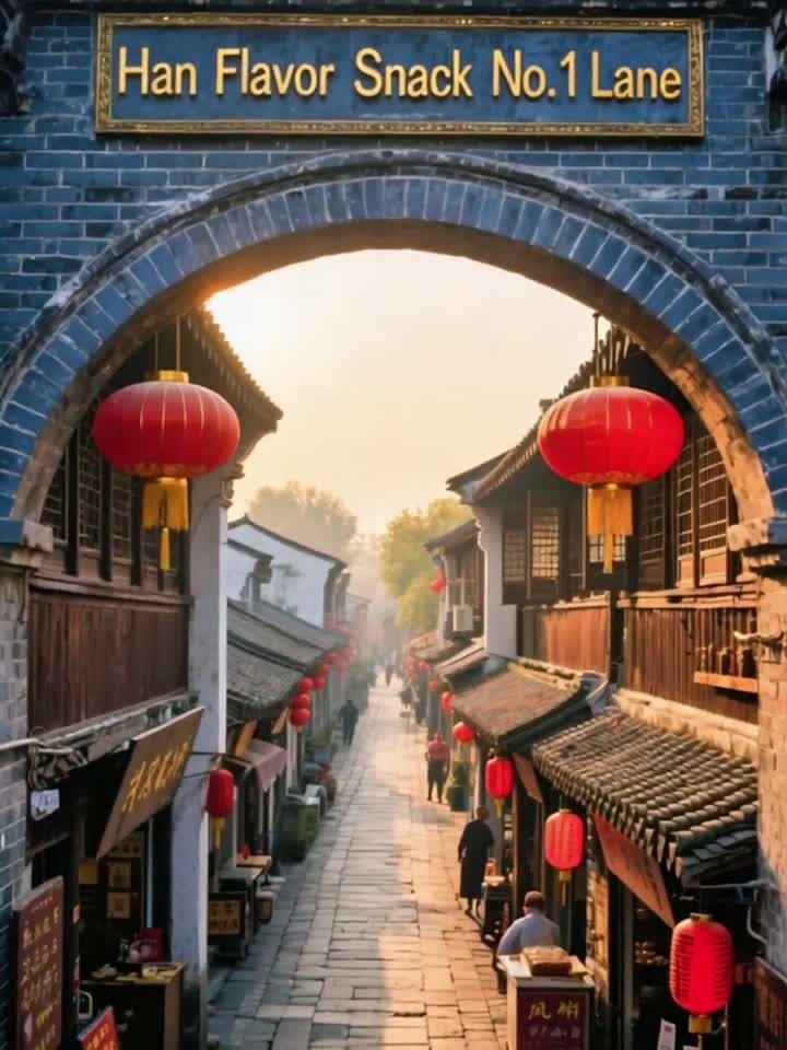 湖北省武汉市户部巷·老汉口美食一条街