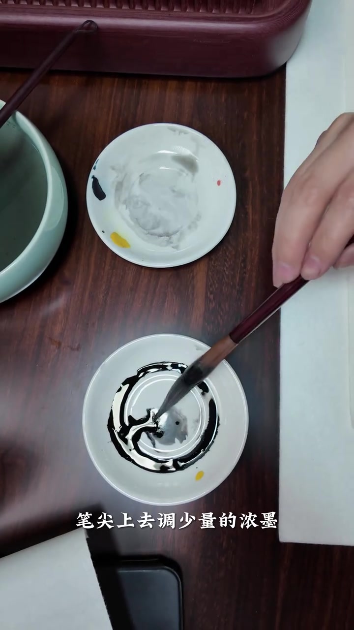 齐白石的水墨虾 都知道齐白石的虾出名，你知道是怎么画的吗？