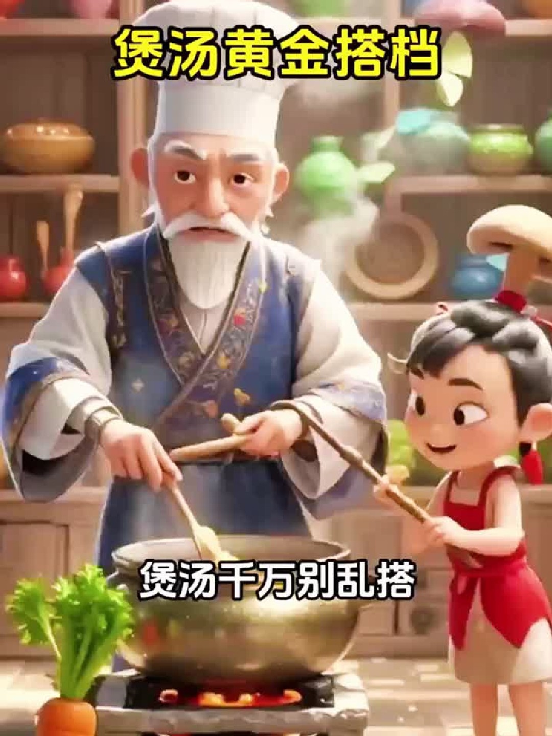 煲汤黄金搭档让汤更鲜美