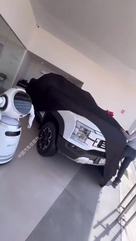 墨西哥大叔的帅气比亚迪鲨鱼皮卡提车啦