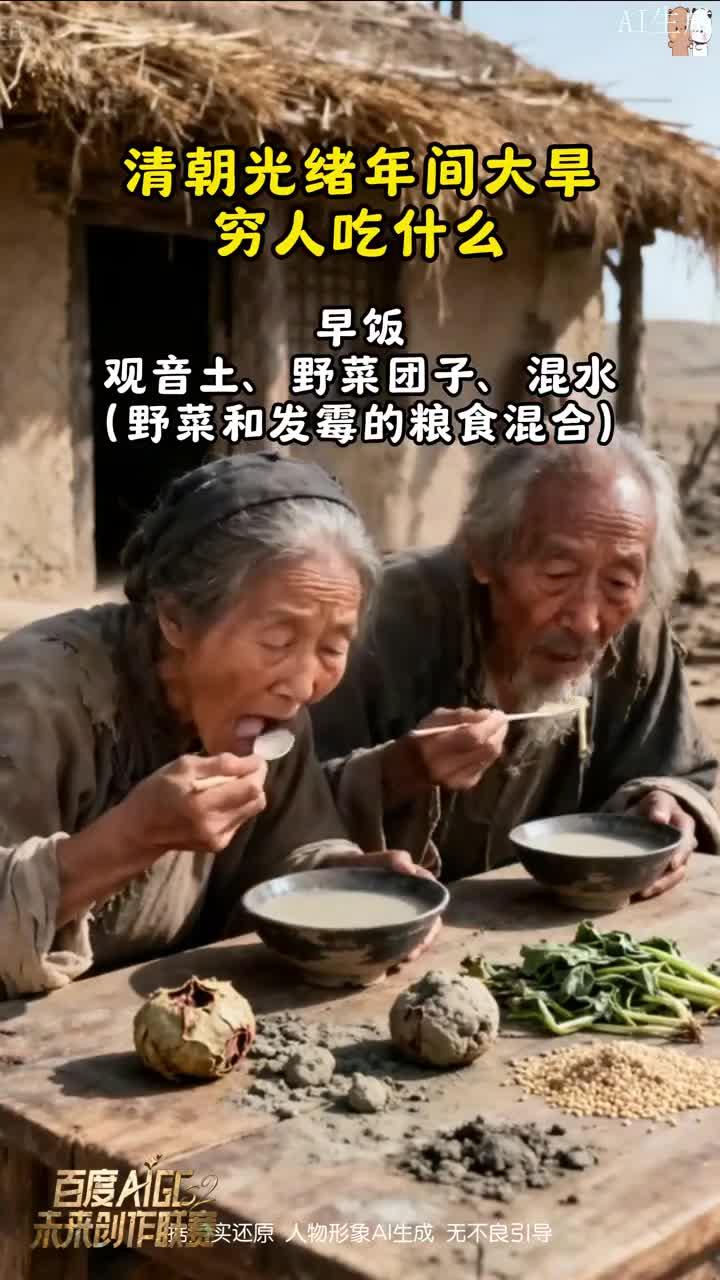 光绪大旱灾荒实录:灾民求生食谱曝光,百年饥荒下的生存智慧