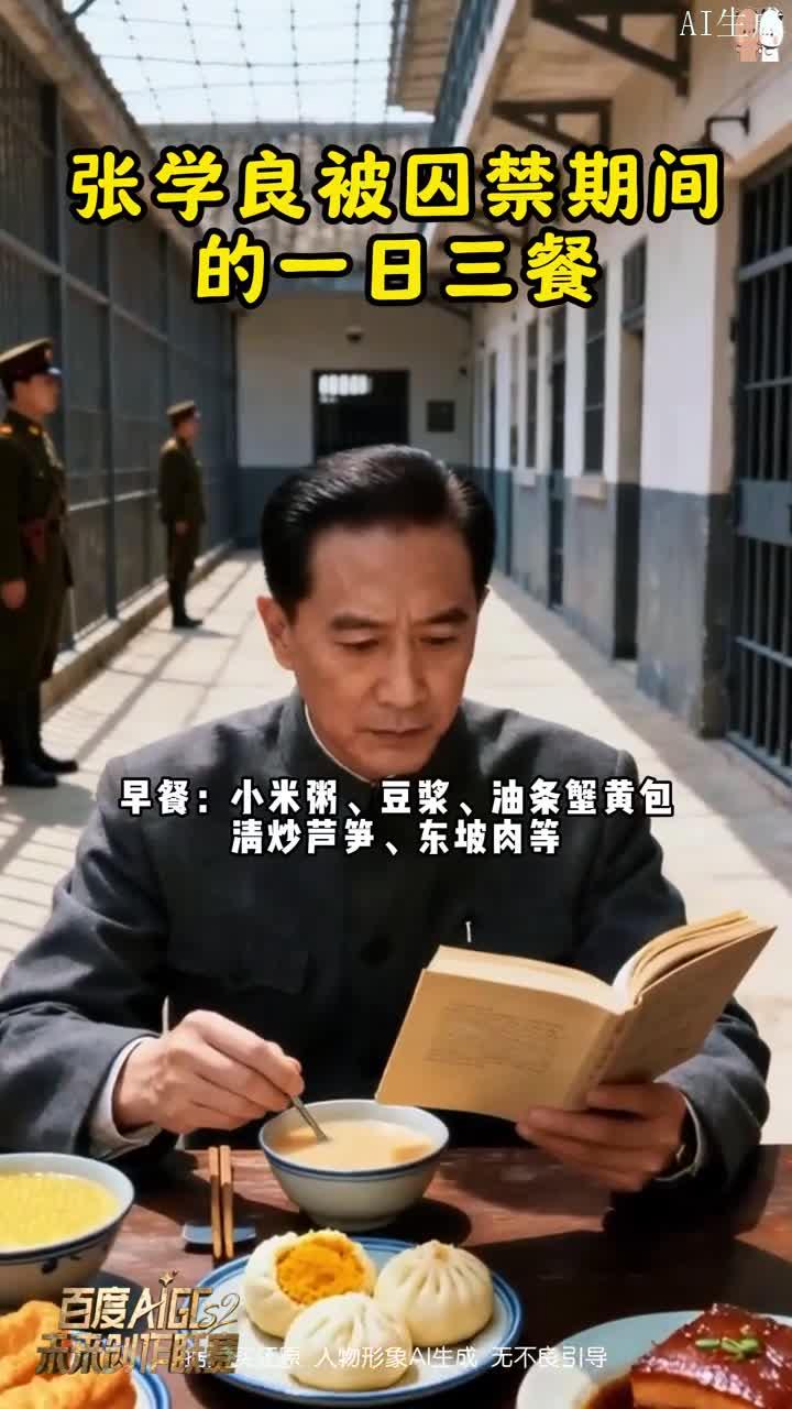 少帅幽禁岁月三餐曝光 张学良被囚日常饮食清单揭秘 历史档案还原真实生活