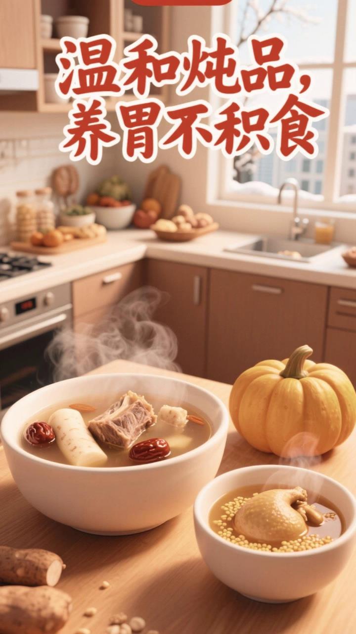 肠胃脆弱忌大补？温和养生炖品荐，营养吸收不积食！