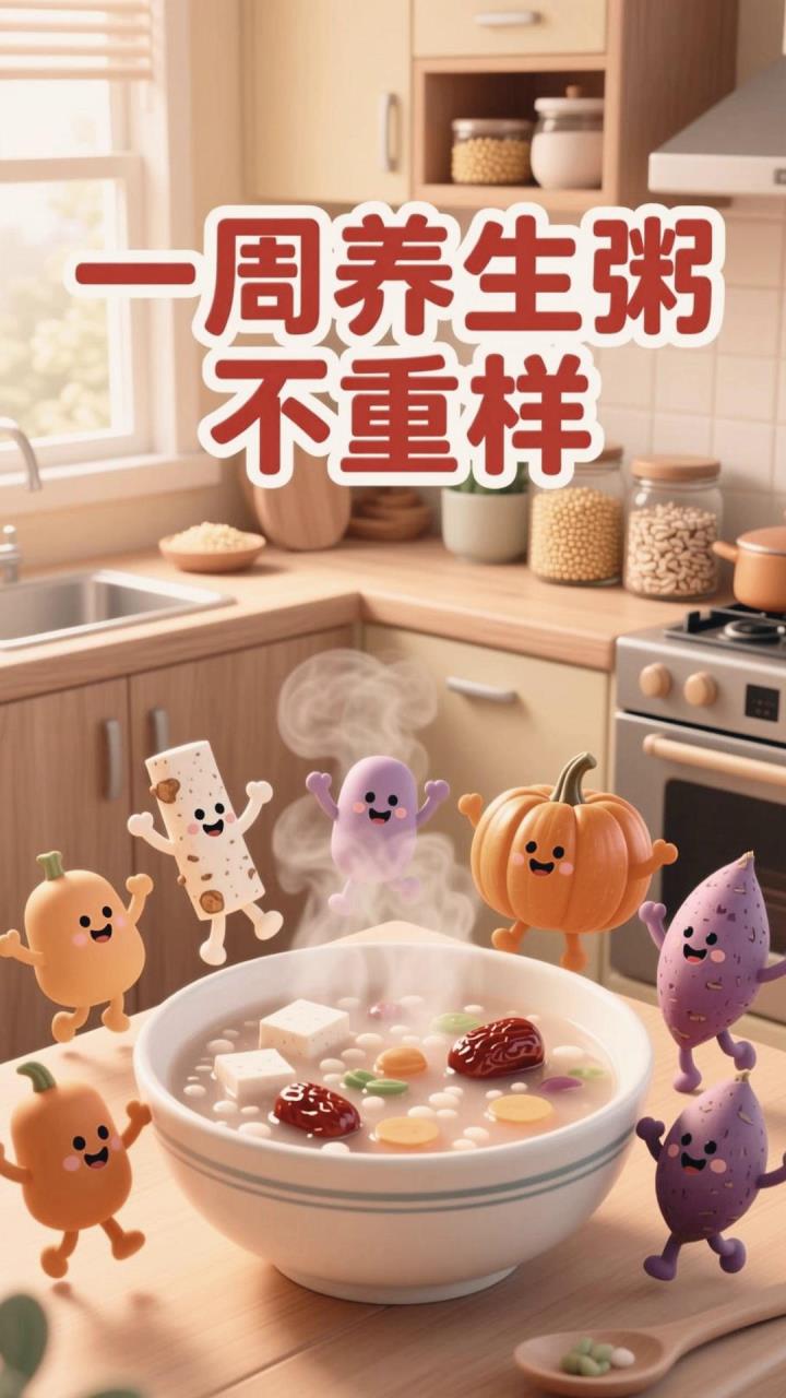 赶紧收藏！养生粥大全，一周不重样！