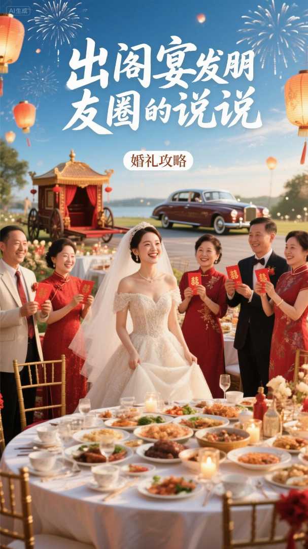0100.婚礼攻略之出阁宴发朋友圈的说说